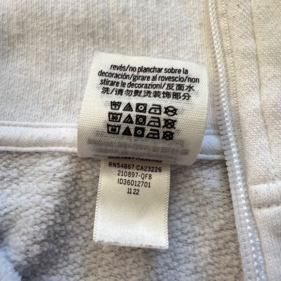 PINK Victoria's Secret Quarter Zip Sweatshirt Size XS White - Picture 6 of 8